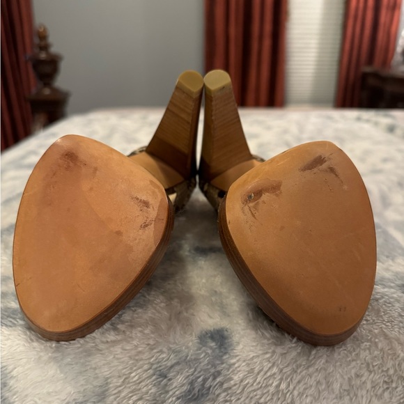 Coach Tamara Snakeskin Platform Heels/**5” Heel 1” Platform** - Picture 5 of 5